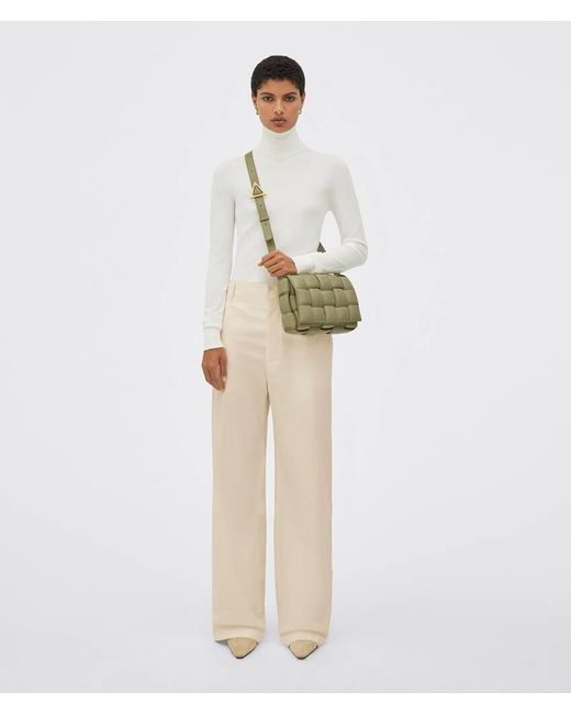 Bottega Veneta Green Padded Cassette Shoulder Bag