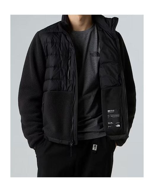 The North Face Black Rmst Denali Tek Hybrid Jacket for men