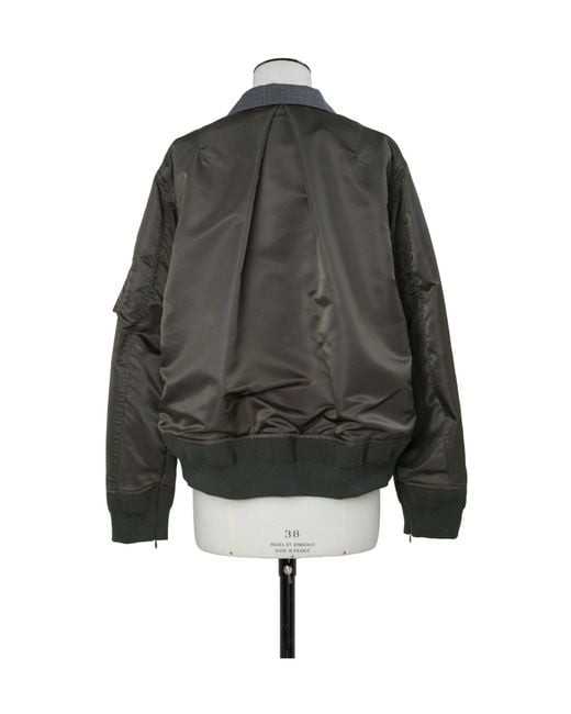 Sacai Gray Twill Jacket