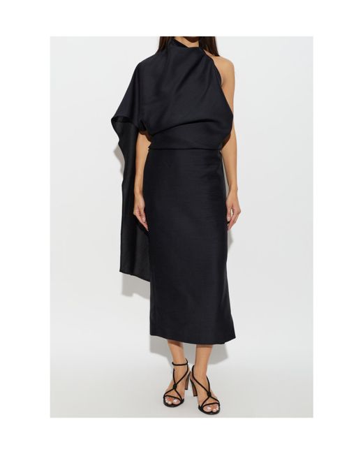 Rohe Black Backless Dress