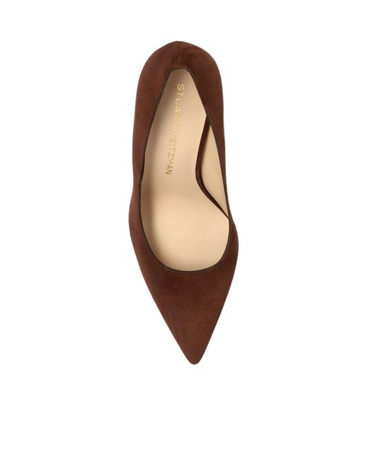 Stuart Weitzman Brown Pointed High Heels