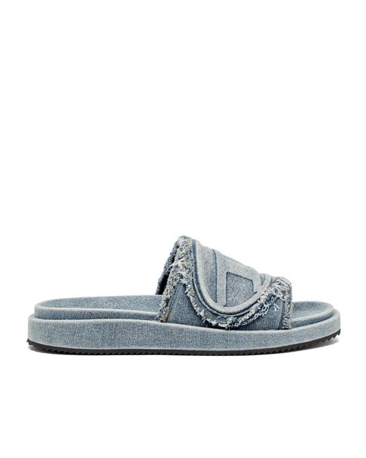 DIESEL Blue Sa-Slide D Oval Slides