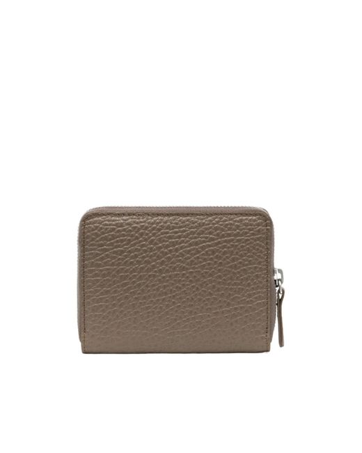 Maison Margiela Brown Zip-Around Wallet