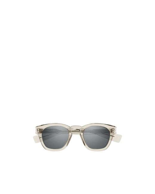 Saint Laurent White Eyewear Sl 746 Rectangular Sunglasses for men
