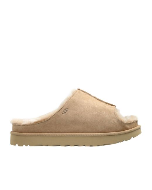 Ugg Brown Greenport Slip-On Slides