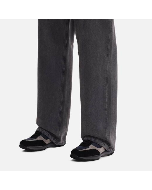 Hogan Black Interactive Sneakers for men
