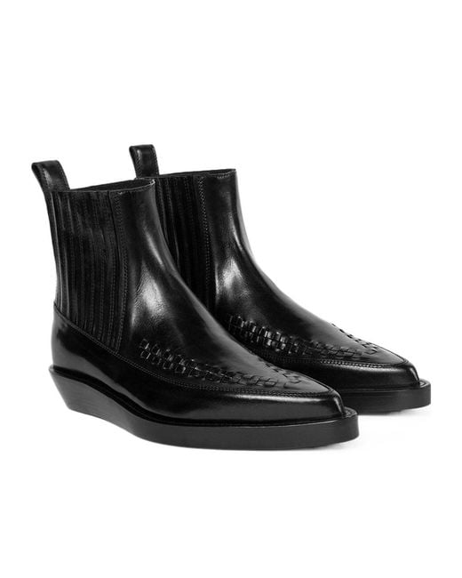 Ann Demeulemeester Black Ro Chelsea Boots for men