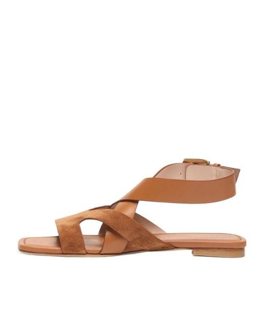 Stuart Weitzman Brown Sai Sandal