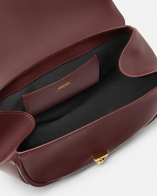 Versace Brown Virtus Medium Shoulder Bag