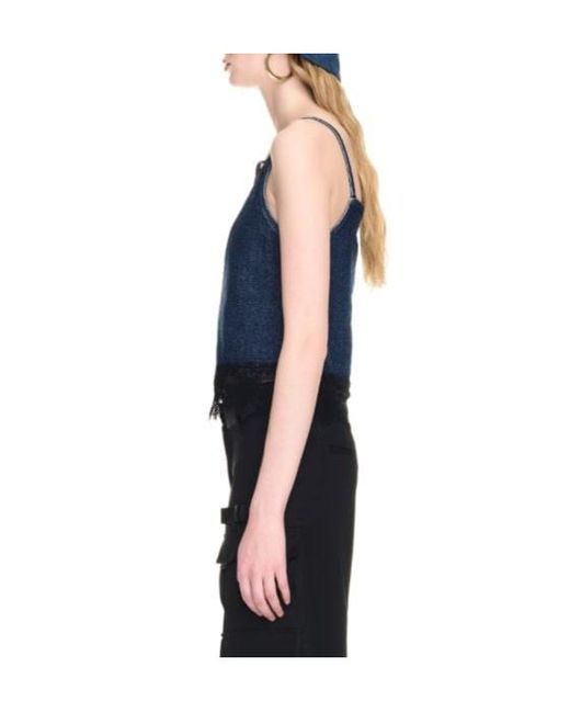 Off-White c/o Virgil Abloh Blue Top