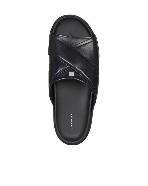 Givenchy Multicolor 4G Plaque Flat Sandals for men