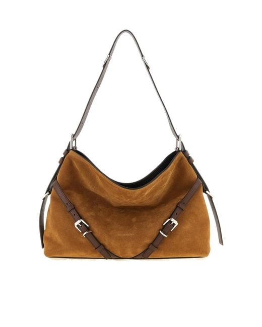 Givenchy Brown Voyou Medium Shoulder Bag