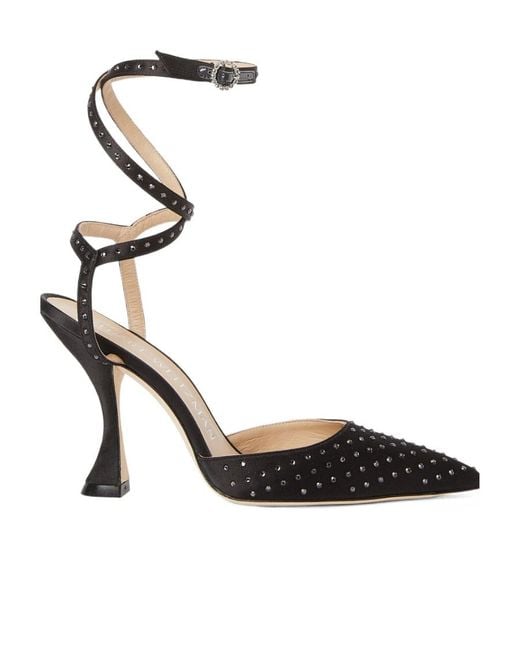 Stuart Weitzman Metallic Wrapped High Heels