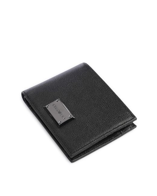 Emporio Armani Black Bi-Fold Wallet for men