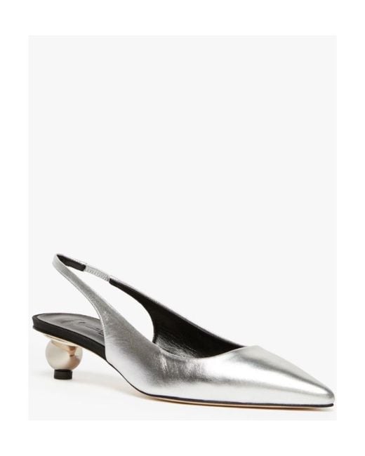 Weekend by Maxmara Metallic High-Heeled Sandals