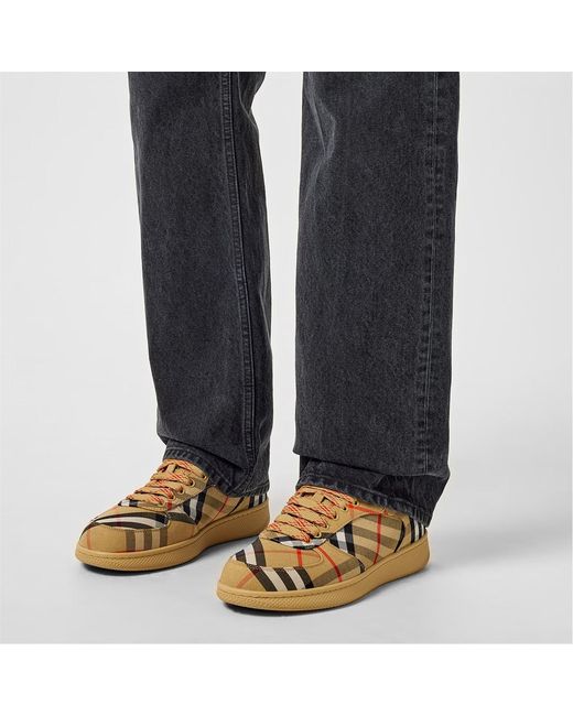 Burberry Natural Check Sneakers for men