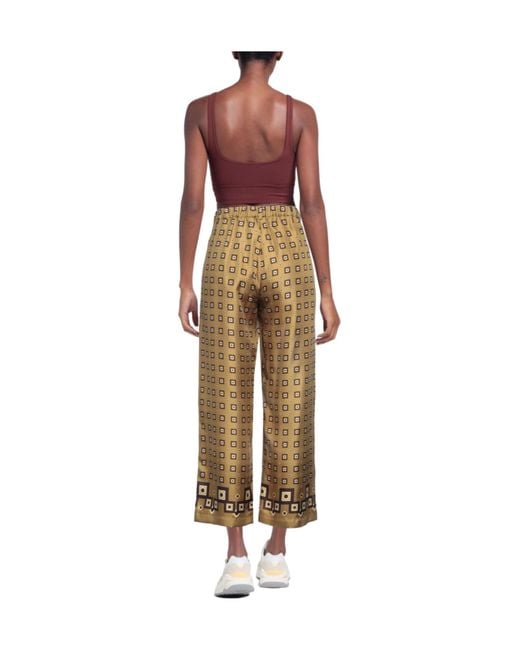 Max Mara Natural Versatile Geometric Pattern Sleep Pants