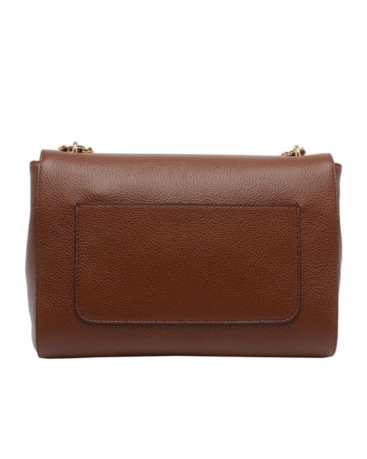 Mulberry Brown Medium Lily Shoulder Bag