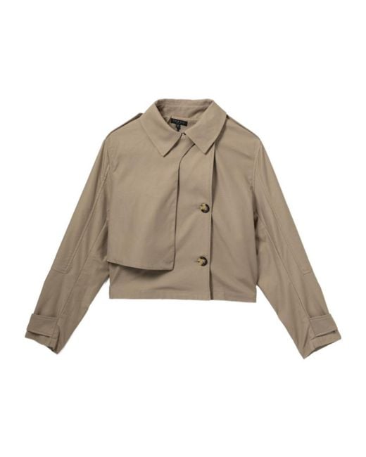 Rag & Bone Natural Long-Sleeve Casual Jacket