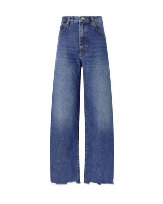 FRAME Blue Jeans With Belt Loops