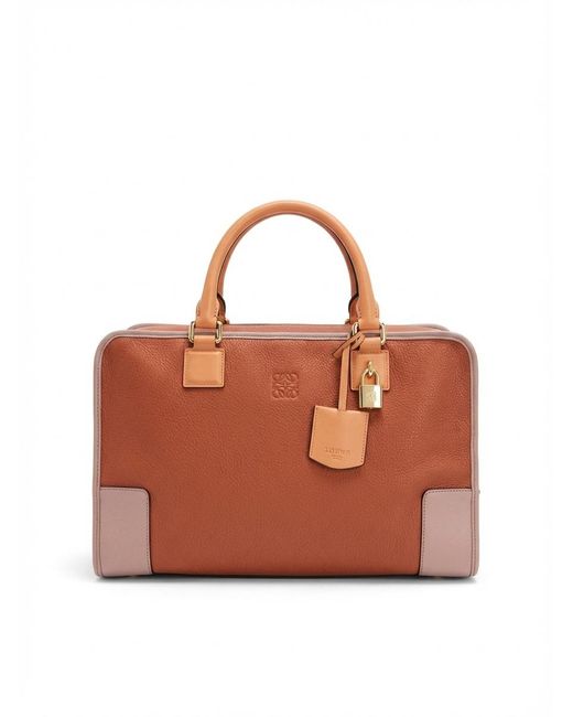 Loewe Brown Logo Tote Bag