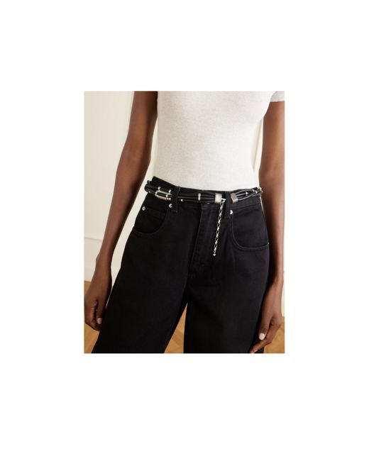 Isabel Marant Multicolor Striped Chain Belt