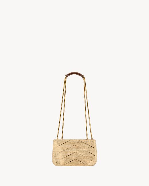 Saint Laurent White Lou Mini Shoulder Bag