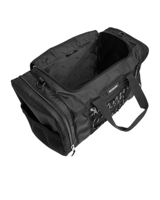 Balenciaga Black Hyke Gym Tote Bag for men