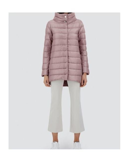 Herno Purple Turtleneck Down Jacket
