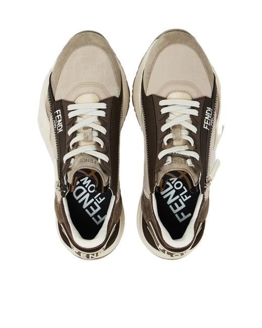 Fendi Multicolor Flow Sneaker Sn53 for men