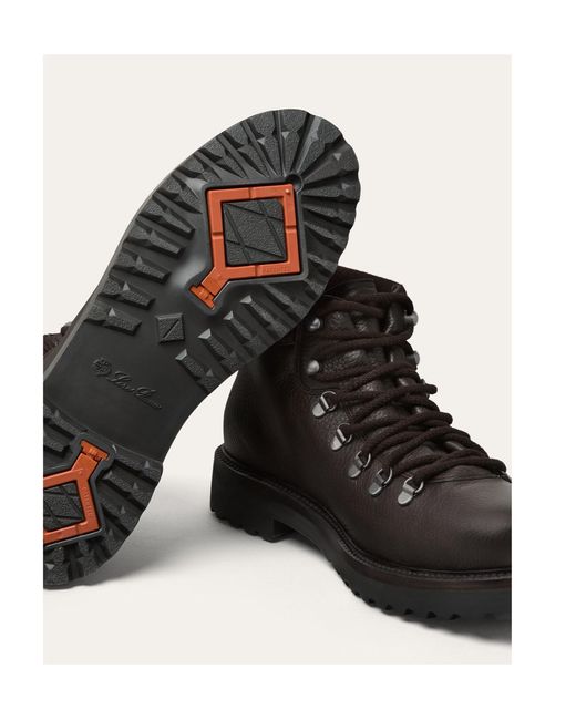 Loro Piana Brown New Laax Walk Ankle Boot for men