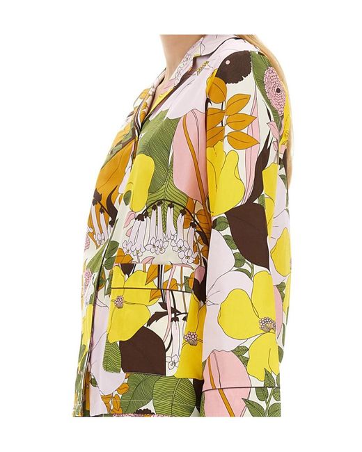 LaDoubleJ Yellow La Doublej Floral Hammock Blouse