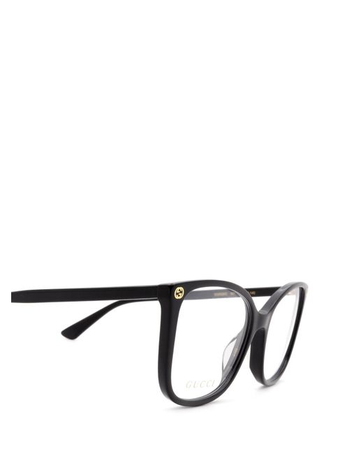 Gucci White Eyewear Square Frame Glasses
