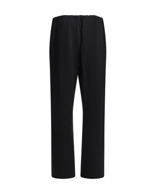 GALLERY DEPT. Black Logo Wide-Leg Pants for men