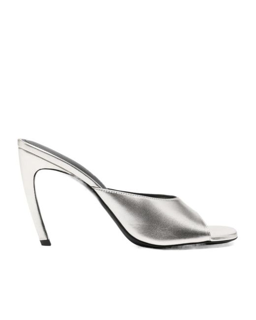 The Attico White 100Mm Betta Sandals