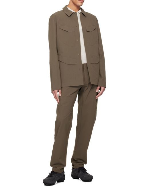 Arc'teryx Brown Field Softshell Jacket for men