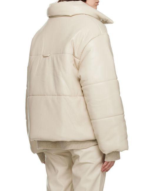 Nanushka Natural Hide Down Jacket