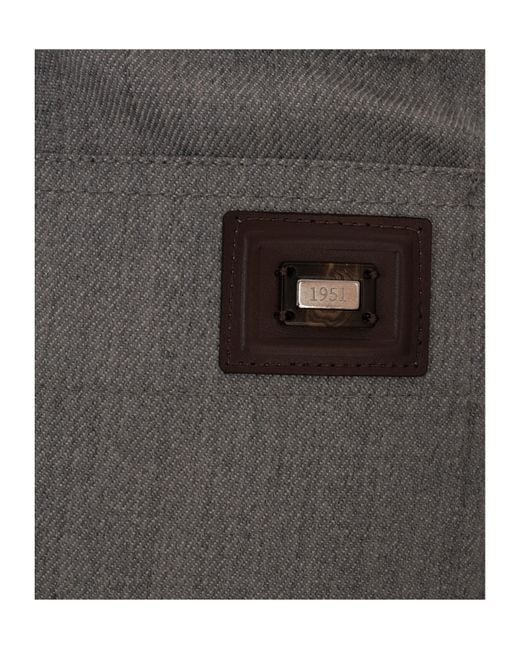 Max Mara Gray Abetaia Creased Trousers