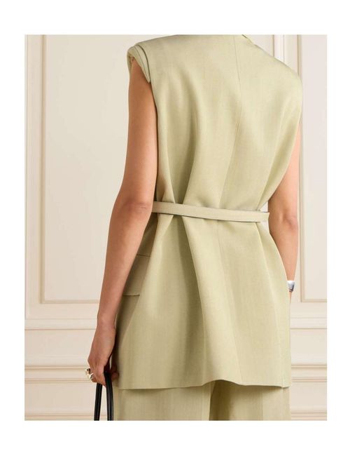 Jil Sander Natural Lapel Vest