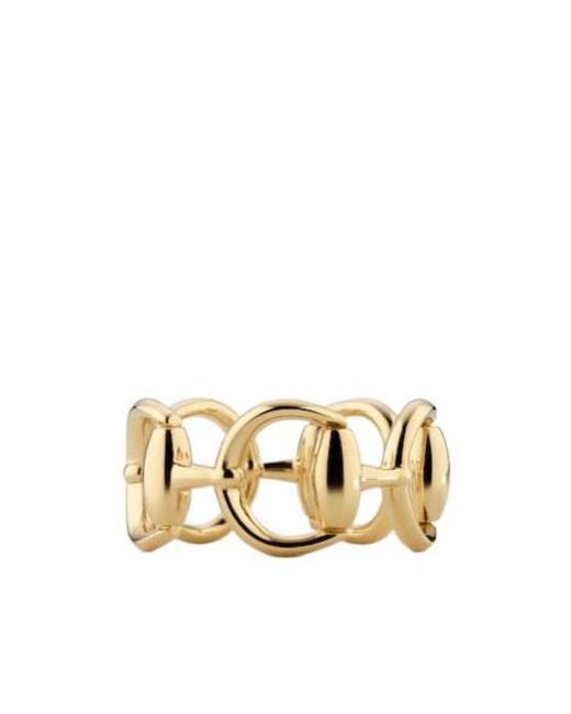 Gucci Metallic Horsebit 18K Ring