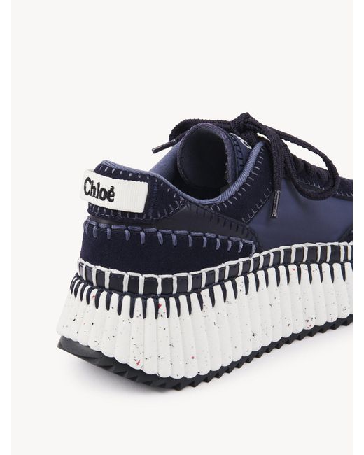 Chloé Blue Nama Sneakers