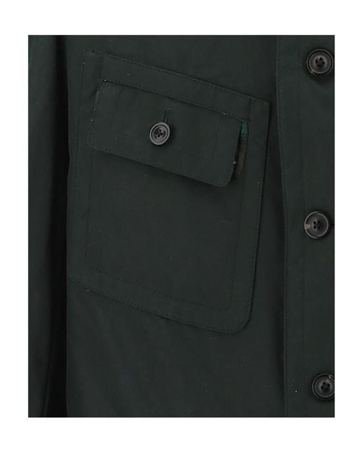 Maison Margiela Black Buttoned Long-Sleeved Jacket for men