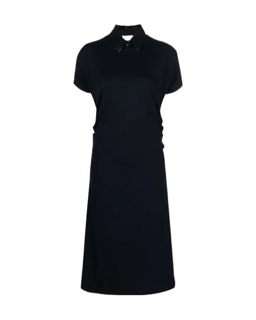 Brunello Cucinelli Black Sequin-Embellished Midi Dress