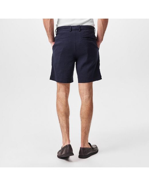 Boss Blue Slim-Fit Simple Shorts for men