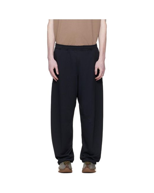 Nanamica Black French Terry Cloth Sweatpants for men