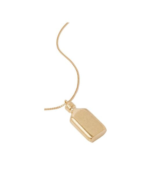 Calvin Klein White Perfume Bottle Necklace