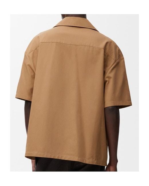 Loewe Natural Short Sleeved Shirt for men