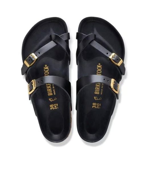 Birkenstock Brown Mayari Buckled Flat Sandals
