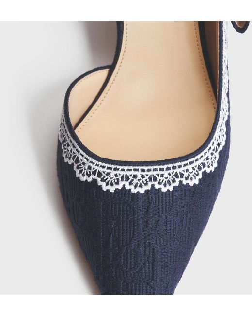 Dior Blue Escarpin Slingback J'A