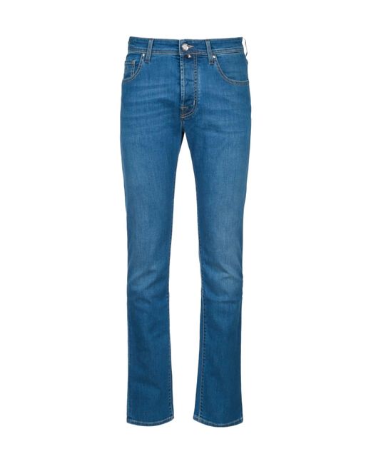Jacob Cohen Blue Belt Loop Jeans for men